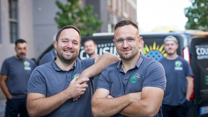 Pascal und Laurent Cousin sind die Solarbrüder von Cousin Elektrotechnik.