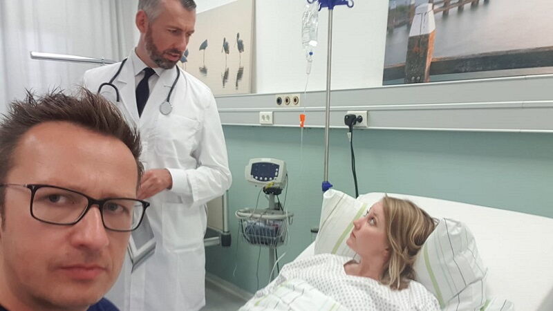 Philipp Klietz und Michelle Aßenmacher von av22 medien als Komparsen