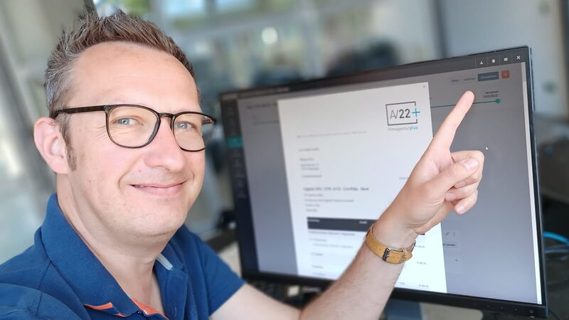 Philipp Klietz erstellt ein Angebot.