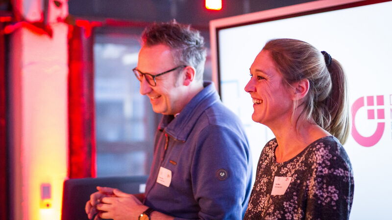 Philipp und Anja gaben Einblicke in die Arbeit von Kamerateams.