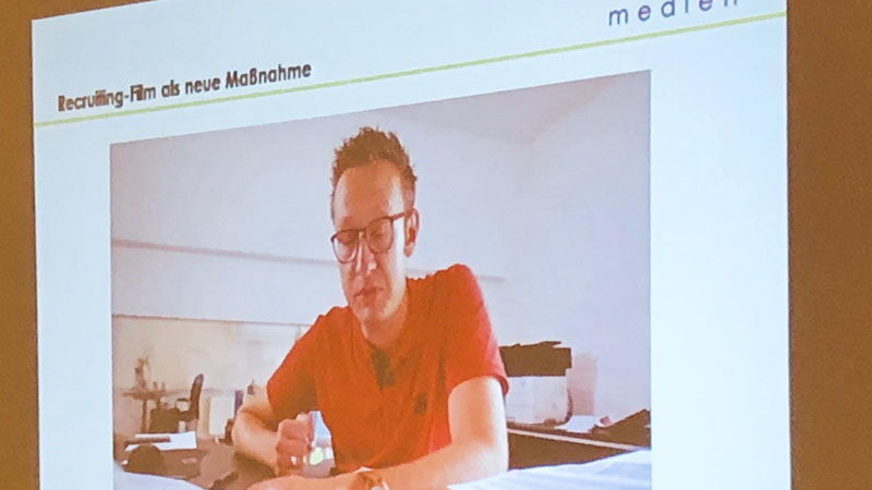 Philipp Klietz im Zwiegespräch mit sich selbst