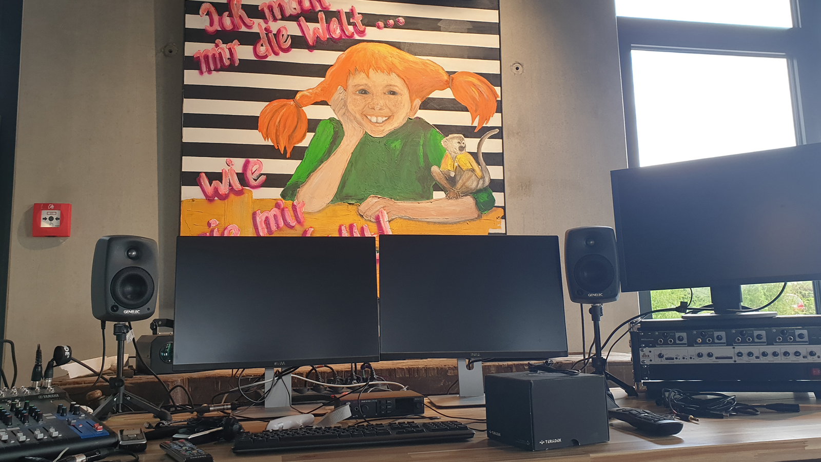 Kunst in unserem Übergangsbüro