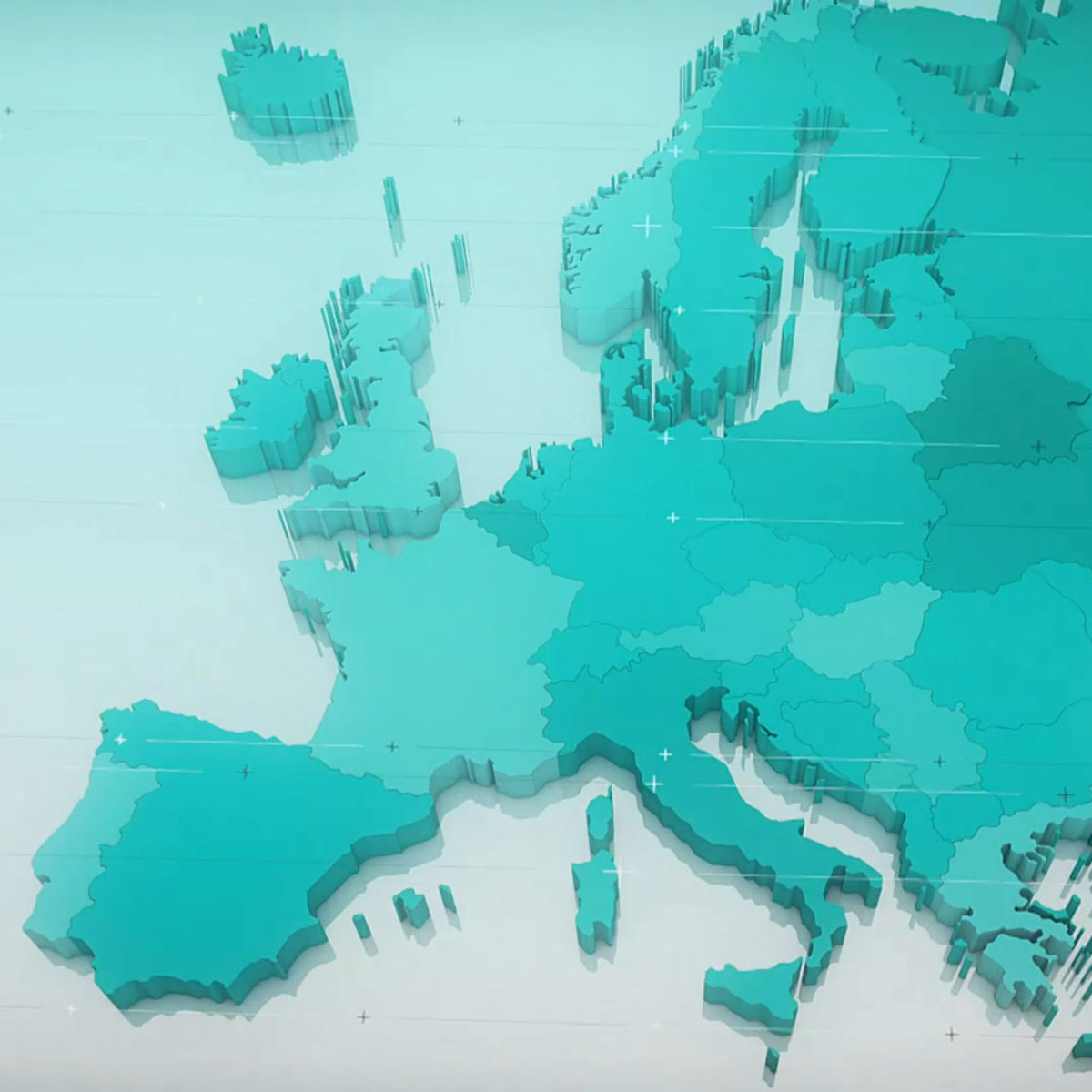 AV22 film – Visualisierung Europas als animierte Karte